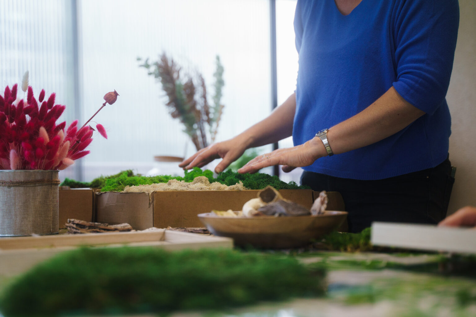 Atelier tableau stabilisé